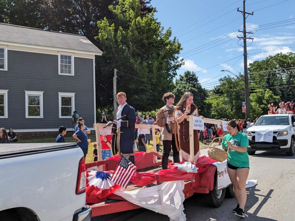 Perry Historical Society float